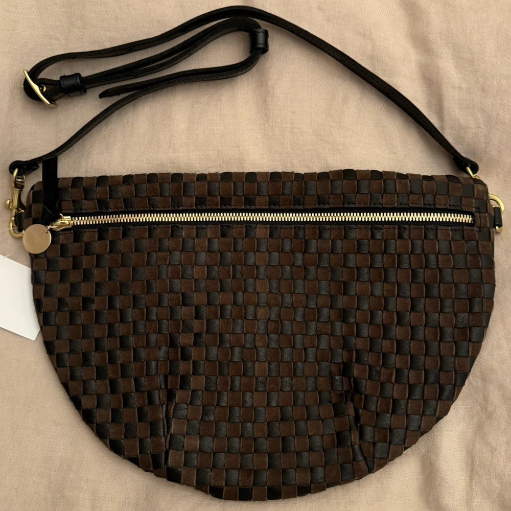 Clare V. Grande Fanny Pack in Brown Black NWT - Picture 3 of 6
